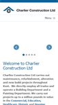 Mobile Screenshot of charlierconstruction.com